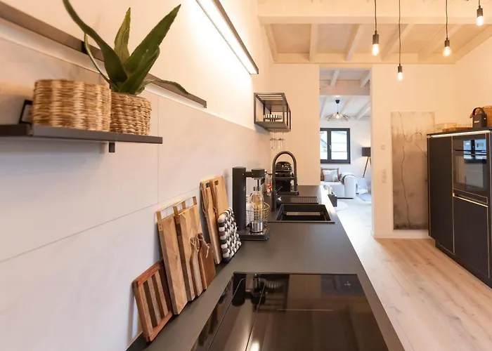 Апартаменты Loft19 Neu Design Luxus Maisonette Balkon Fuer 2 Personen Трабен-Трарбах