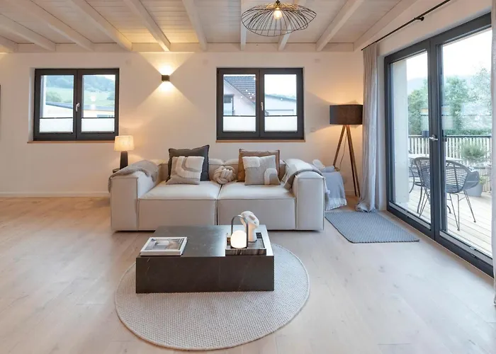 Апартаменты Loft19 Neu Design Luxus Maisonette Balkon Fuer 2 Personen