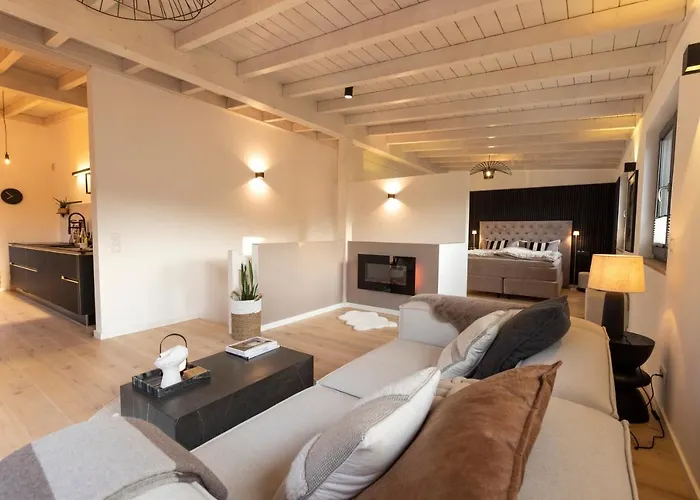 Апартаменты Loft19 Neu Design Luxus Maisonette Balkon Fuer 2 Personen